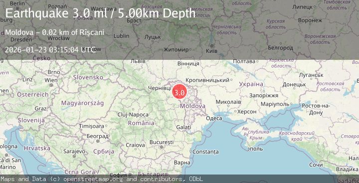 Map of ROMANIA-MOLDOVA BORDER REGION