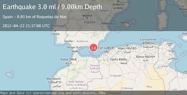 Map of STRAIT OF GIBRALTAR