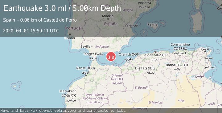Map of STRAIT OF GIBRALTAR