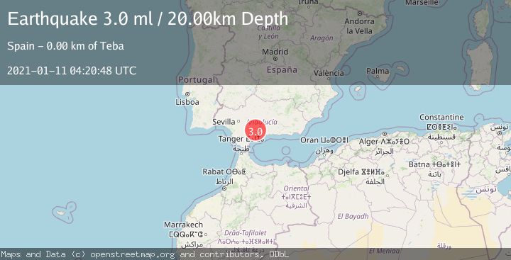 Map of STRAIT OF GIBRALTAR