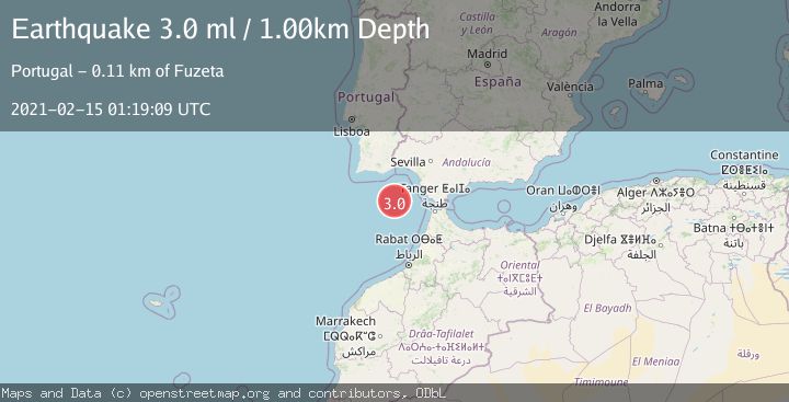Map of STRAIT OF GIBRALTAR