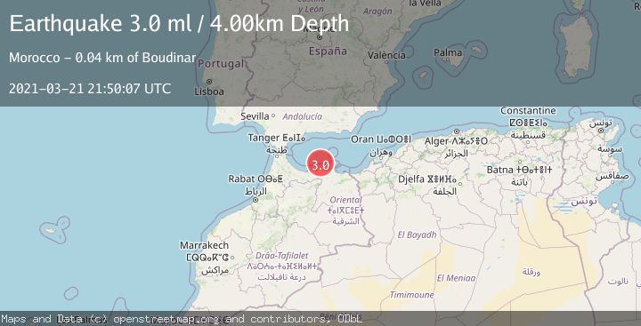 Map of STRAIT OF GIBRALTAR