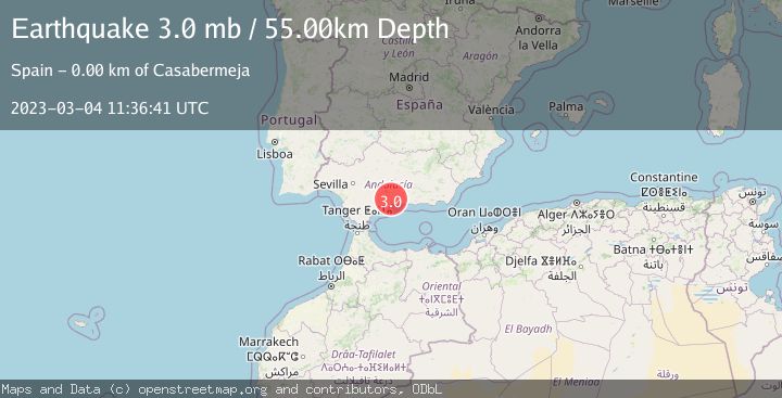 Map of STRAIT OF GIBRALTAR