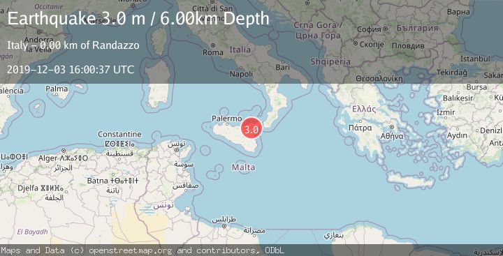 Map of SICILY, ITALY