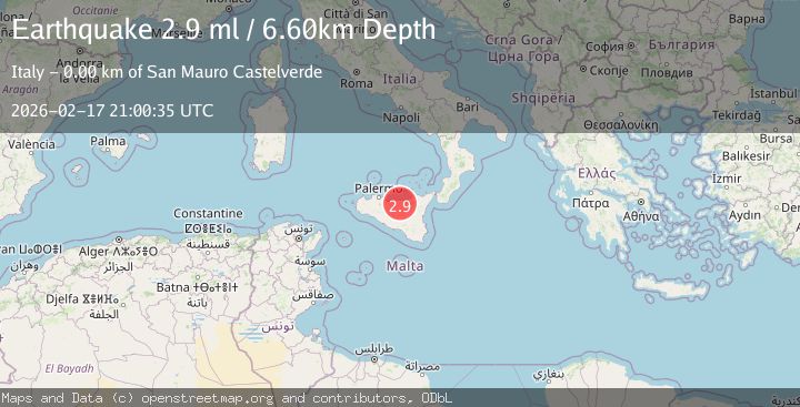 Map of SICILY, ITALY