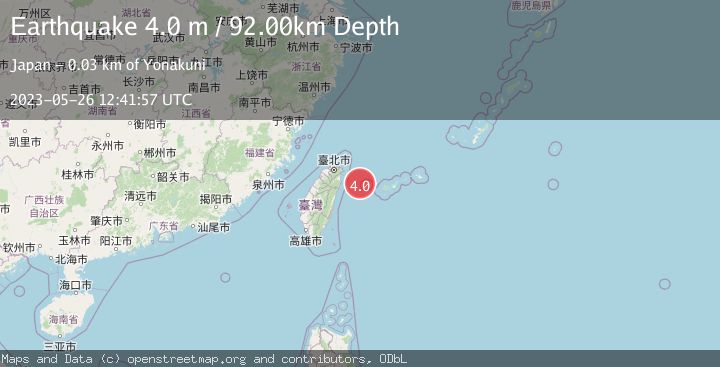 Map of TAIWAN REGION
