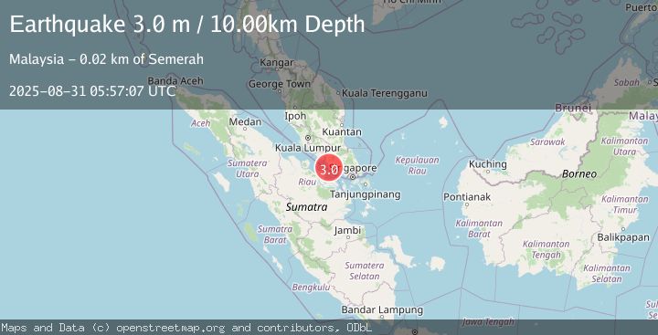 Map of NORTHERN SUMATRA, INDONESIA