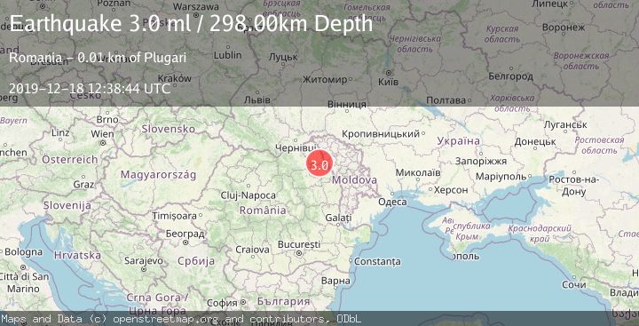 Map of ROMANIA-MOLDOVA BORDER REGION