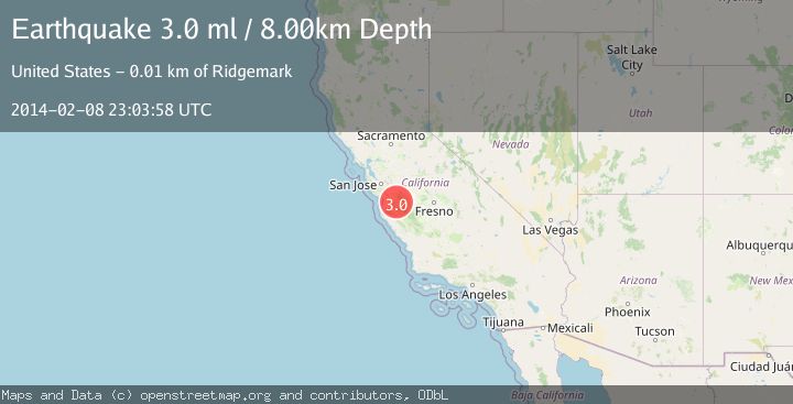 Map of CENTRAL CALIFORNIA