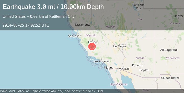 Map of CENTRAL CALIFORNIA