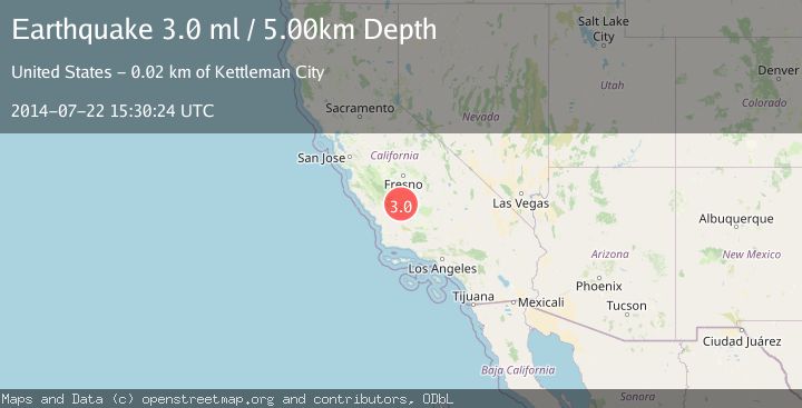 Map of CENTRAL CALIFORNIA