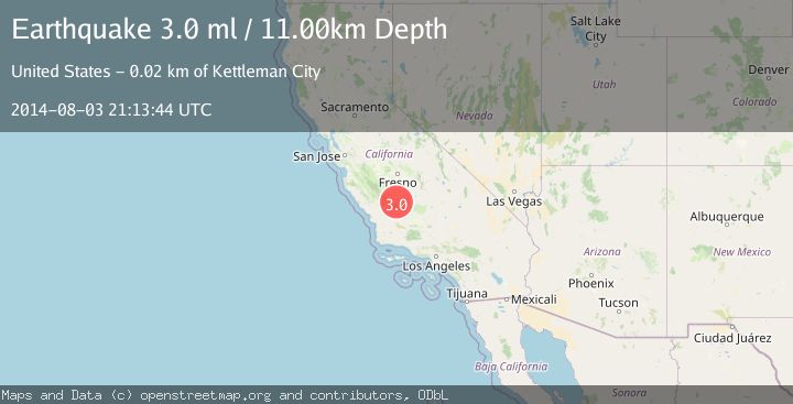 Map of CENTRAL CALIFORNIA