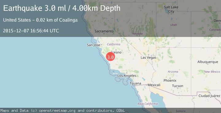 Map of CENTRAL CALIFORNIA