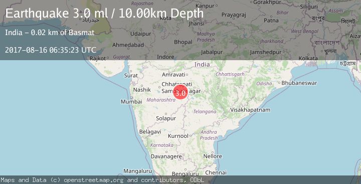 Map of MAHARASHTRA, INDIA