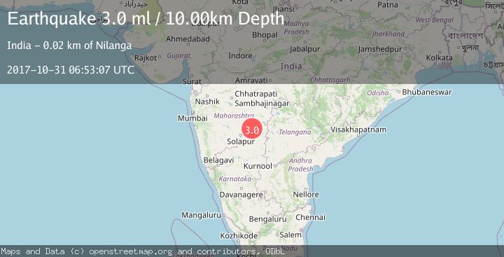 Map of MAHARASHTRA, INDIA