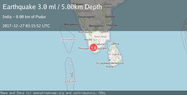 Map of KERALA-TAMIL NADU BORDER, INDIA