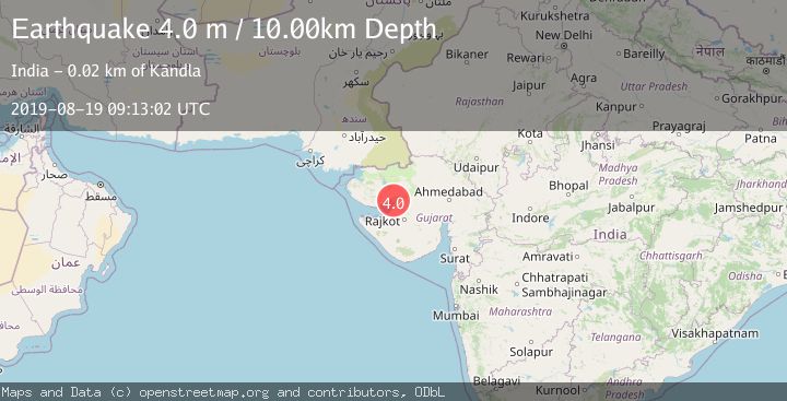 Map of GUJARAT, INDIA