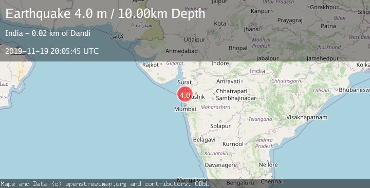 Map of NEAR COAST OF MAHARASHTRA, INDIA
