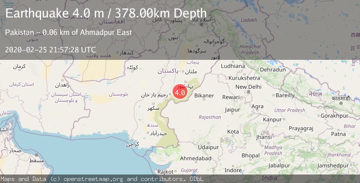 Map of INDIA-PAKISTAN BORDER REGION
