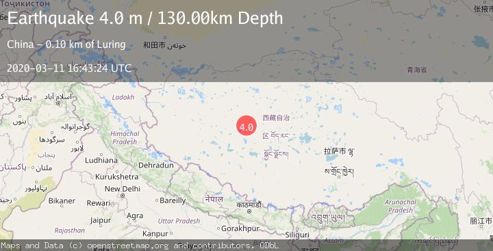 Map of WESTERN XIZANG