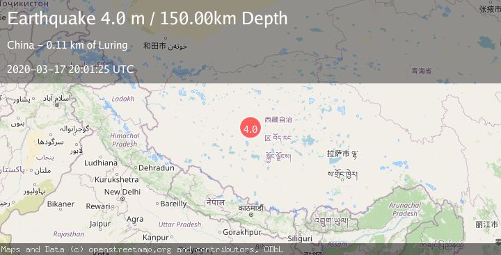 Map of WESTERN XIZANG