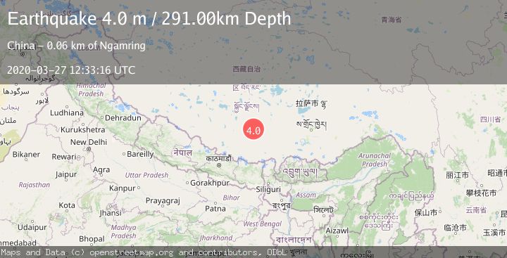 Map of WESTERN XIZANG