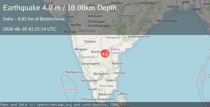 Map of ANDHRA PRADESH, INDIA