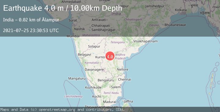 Map of ANDHRA PRADESH, INDIA