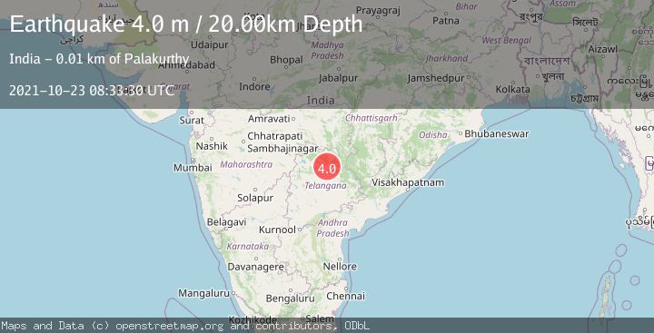 Map of ANDHRA PRADESH, INDIA
