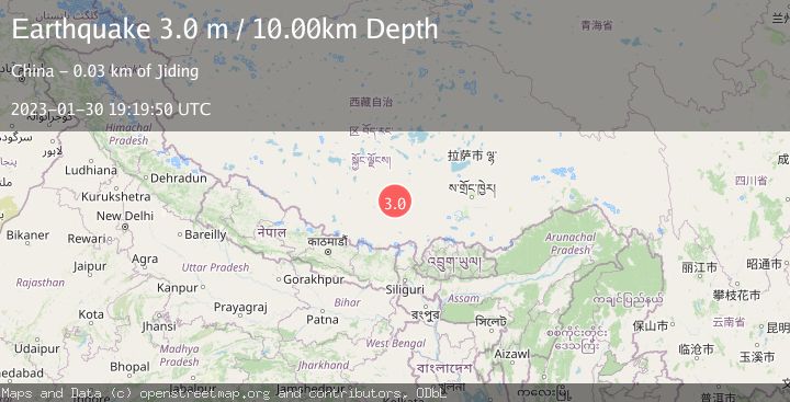 Map of WESTERN XIZANG