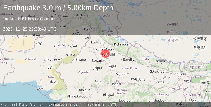 Map of HARYANA, INDIA