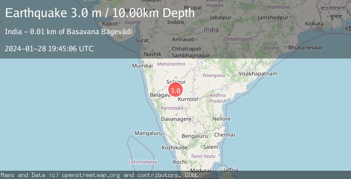 Map of KARNATAKA, INDIA