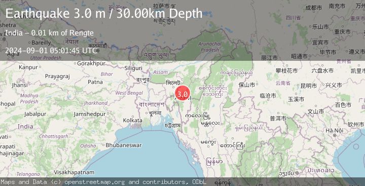Map of INDIA-BANGLADESH BORDER REGION