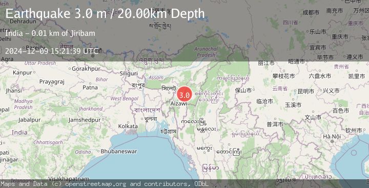 Map of MANIPUR, INDIA REGION