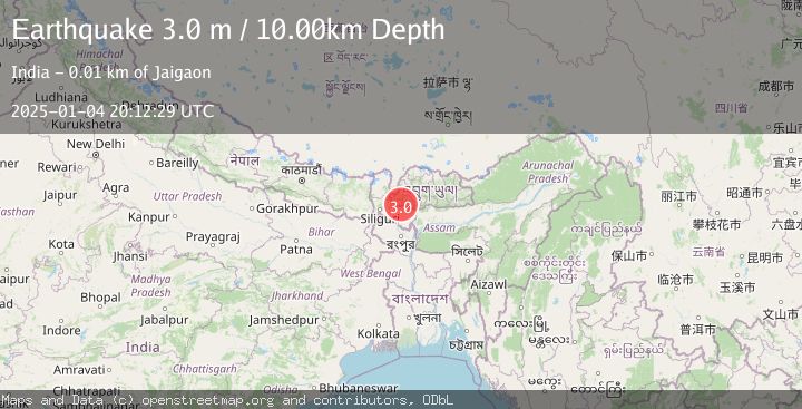 Map of INDIA-BANGLADESH BORDER REGION