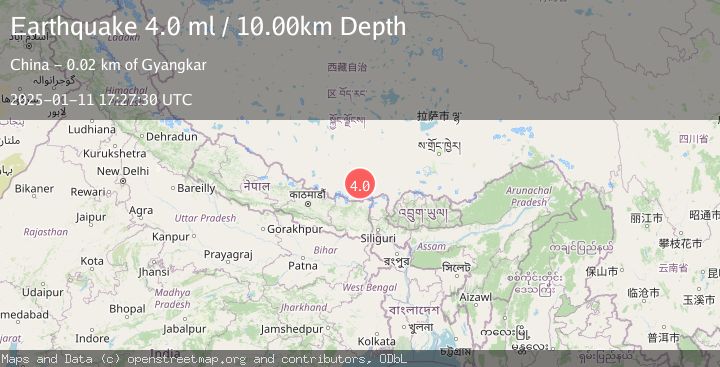Map of WESTERN XIZANG