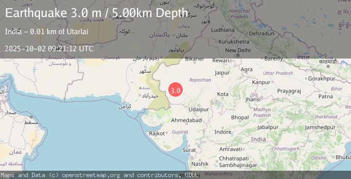 Map of RAJASTHAN, INDIA