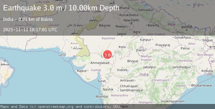 Map of RAJASTHAN, INDIA