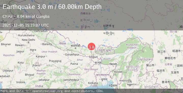 Map of SIKKIM, INDIA