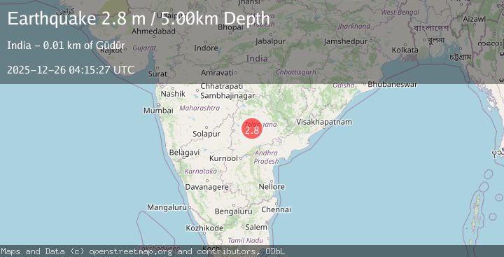 Map of ANDHRA PRADESH, INDIA