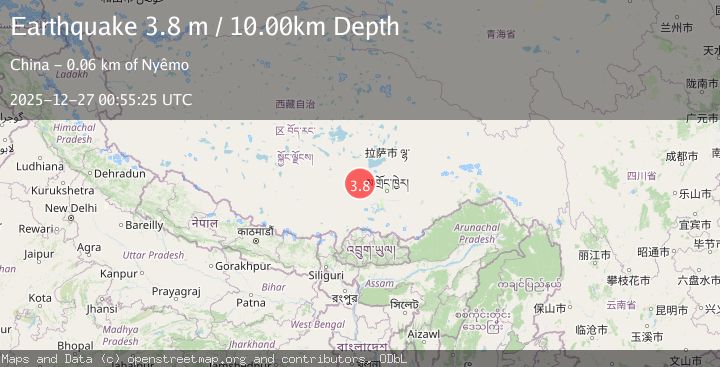 Map of WESTERN XIZANG
