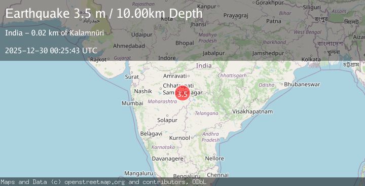 Map of MAHARASHTRA, INDIA