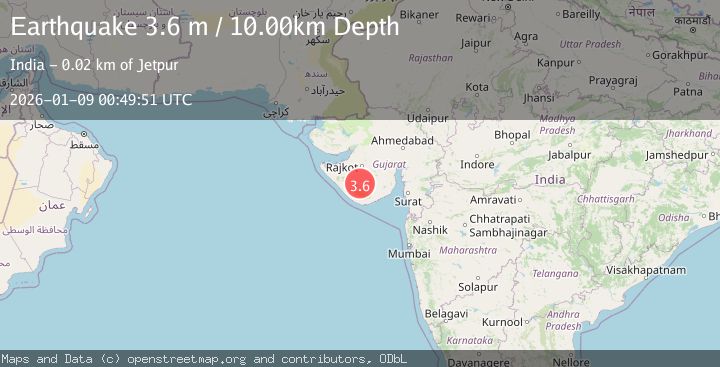 Map of GUJARAT, INDIA