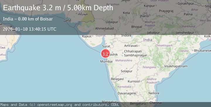 Map of NEAR COAST OF MAHARASHTRA, INDIA