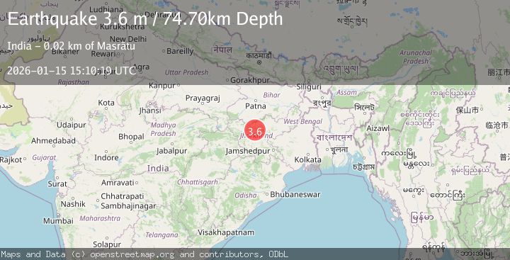 Map of JHARKHAND, INDIA