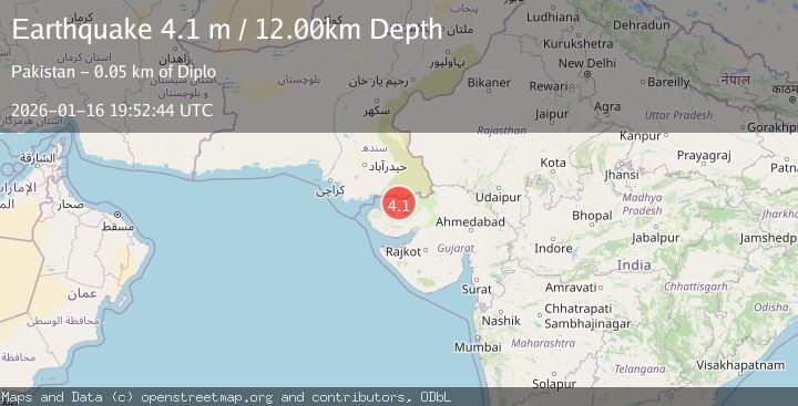 Map of INDIA-PAKISTAN BORDER REGION