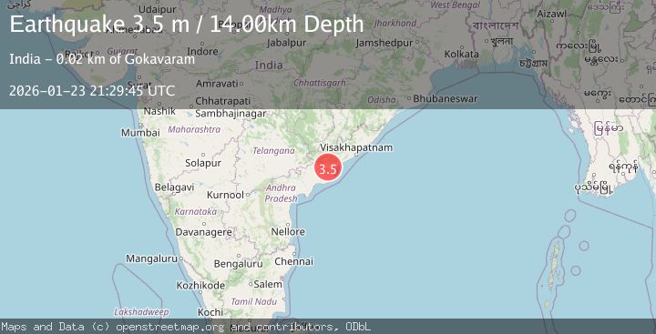 Map of ANDHRA PRADESH, INDIA