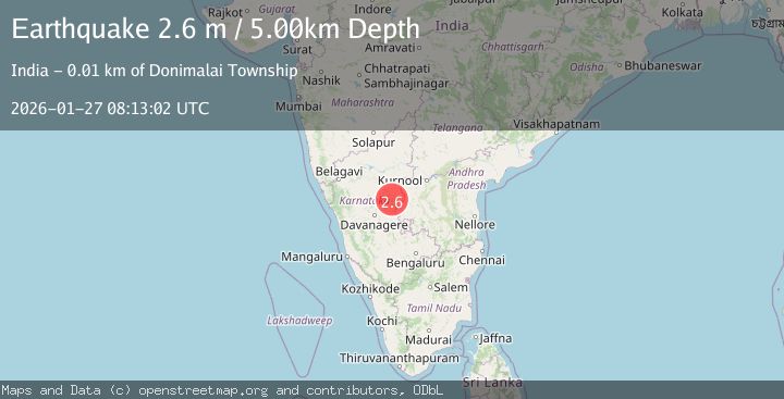 Map of KARNATAKA, INDIA