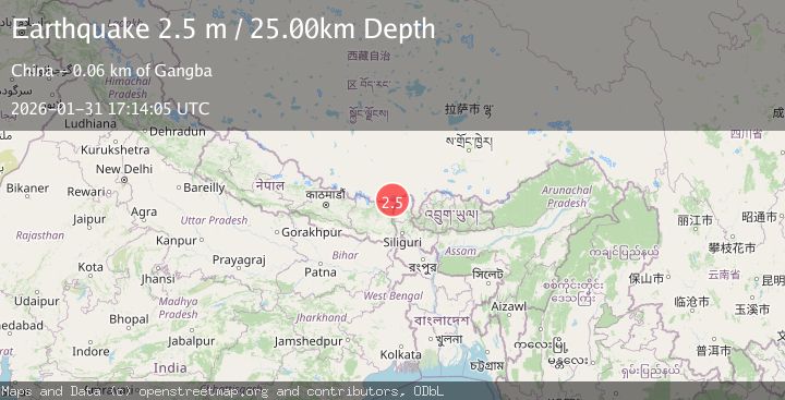Map of SIKKIM, INDIA
