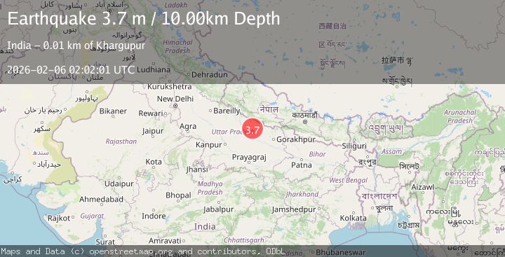 Map of NEPAL-INDIA BORDER REGION